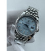 (준비완료/특급배송)NO.3661/QP공장 롤렉스 데이데이트40 텅스텐 아이스블루바게트다이얼